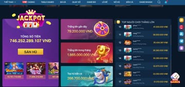 Màn hình Jackpot 55win